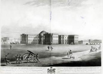 South East View of the New Government House, Calcutta (engraving) | Obraz na stenu