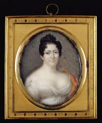 Mademoiselle Mars (1779-1847) 1819 (oil on ivory) | Obraz na stenu