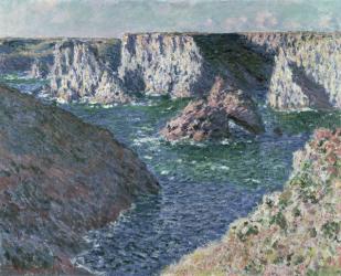 The Rocks of Belle Ile, 1886 (oil on canvas) | Obraz na stenu