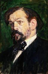 Portrait of Claude Debussy (1862-1918) (oil on canvas) | Obraz na stenu