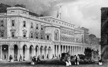 Italian Opera House, c.1850 (engraving) | Obraz na stenu