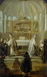 The Communion, 1649-51 (oil on canvas) | Obraz na stenu