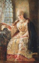 Boyar's Wife at the Window, 1885 (oil on canvas) | Obraz na stenu