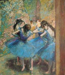 Dancers in blue, 1890 (oil on canvas) | Obraz na stenu
