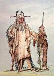 Blackfoot Indian Pe-Toh-Pee-Kiss, The Eagle Ribs (colour litho) | Obraz na stenu