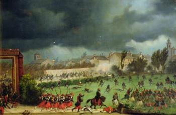 Scene from the Battle of Solferino (oil on canvas) | Obraz na stenu