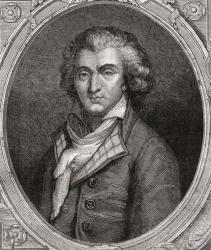 Philippe Francois Nazaire Fabre D'Eglantine, from 'Histoire de la Revolution Francaise' by Louis Blanc (1811-82) (engraving) | Obraz na stenu