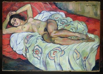 Nude Female Reclining, 1922 | Obraz na stenu