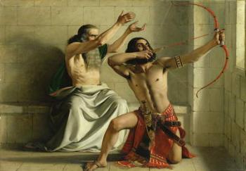 Joash Shooting the Arrow of Deliverance, 1844 (oil on canvas) | Obraz na stenu