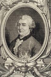 Portrait of Charles Gravier, Count of Vergennes (1719-87) (engraving) | Obraz na stenu