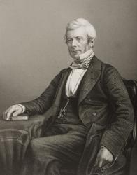 William Chambers (1800-83) engraved by D.J. Pound from a photograph, from 'The Drawing-Room of Eminent Personages, Volume 2', published in London, 1860 (engraving) | Obraz na stenu