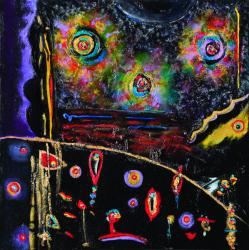 Night Seed Transmission, 2007, (acrylic and oil on canvas) | Obraz na stenu