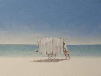Cuba Beach Seller, 2010 (acrylic on canvas) | Obraz na stenu