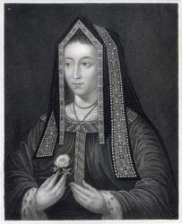 Portrait of Elizabeth of York (engraving) | Obraz na stenu