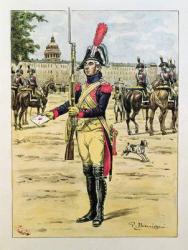 Elite Legion of the Gendarmerie, 1801-02 (w/c on paper) | Obraz na stenu