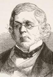 William Makepeace Thackeray, from 'The National and Domestic History of England' by William Hickman Smith Aubrey (1858-1916) published London, c.1890 (litho) | Obraz na stenu