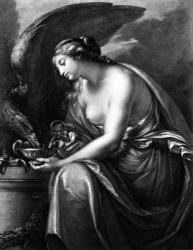 Hebe, engraved by Domenico Cunego (engraving) | Obraz na stenu
