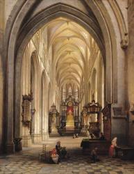 Interior of a Church, 1840 (oil on panel) | Obraz na stenu