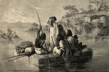 A Journey in Abyssinia (engraving) | Obraz na stenu