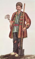 Persian farmer (gouache on paper) | Obraz na stenu