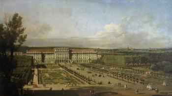 Schonbrunn Palace and gardens, 1759-61 (oil on canvas) | Obraz na stenu