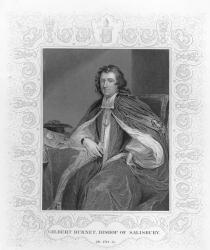 Gilbert Burnet, Bishop of Salisbury, engraved by H. Robinson (engraving) | Obraz na stenu