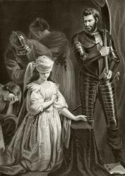 Execution of Mary Queen of Scots, 8th February 1587, from 'The National and Domestic History of England' by William Hickman Smith Aubrey (1858-1916) published London, c.1890 (litho) | Obraz na stenu