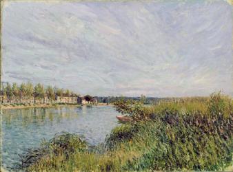 View of Saint-Mammes, c.1880 (oil on canvas) | Obraz na stenu