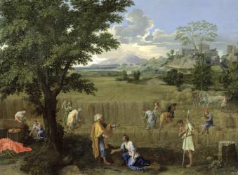 Summer, or Ruth and Boaz, 1660-64 (oil on canvas) | Obraz na stenu