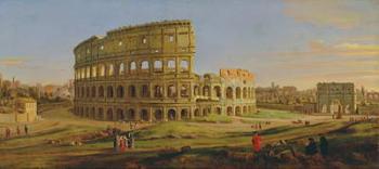 The Colosseum (oil on canvas) | Obraz na stenu