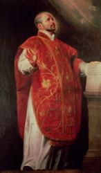 St. Ignatius of Loyola (1491-1556) Founder of the Jesuits (oil on canvas) | Obraz na stenu
