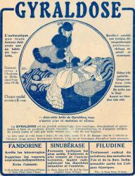 French advertisement, c.1916 for Gyraldose an antiseptic feminine hygiene product. | Obraz na stenu