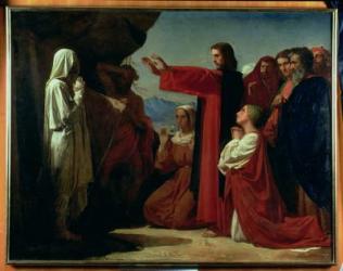 The Raising of Lazarus, 1857 (oil on canvas) | Obraz na stenu