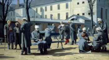 The Convalescents, 1861 (oil on canvas) | Obraz na stenu