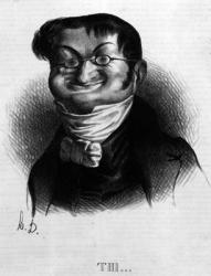 'Thi', caricature of Adolphe Thiers from 'Le Charivari', 2 June, 1833 (litho) | Obraz na stenu