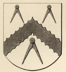Masonic arms, from 'The History of Freemasonry, volume II', published by Thomas C. Jack, London, 1883 (litho) | Obraz na stenu