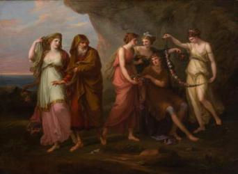 Telemachus and the Nymphs of Calypso, 1782 (oil on canvas) | Obraz na stenu