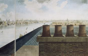 Panoramic view of London, 1792-93 (coloured aquatint) | Obraz na stenu