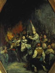 Damned by the Inquisition (oil on canvas) | Obraz na stenu