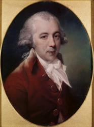 Portrait of Richard Brinsley Sheridan (1751-1816) 1788 (pastel on grey paper) | Obraz na stenu