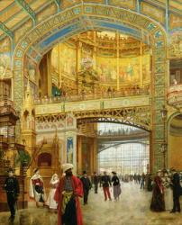 The Central Dome of the Universal Exhibition of 1889 (oil on canvas) | Obraz na stenu