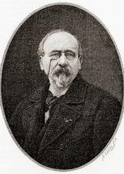 Charles Victor Cherbuliez, from 'The Century Illustrated Monthly Magazine', published 1884 (wood engraving) | Obraz na stenu