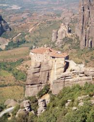 View of the Roussanou Monastery (photo) | Obraz na stenu