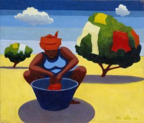 A Drying Day, 2007 (oil on canvas) | Obraz na stenu