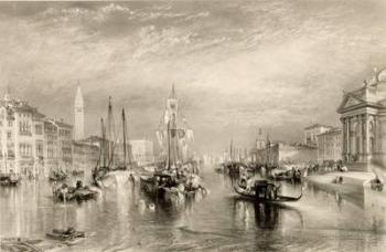 The Grand Canal, Venice, engraved by William Miller (1796-1882) 1838-52 (engraving) | Obraz na stenu