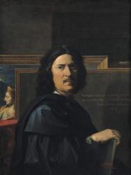 Portrait of the Artist, 1650 (oil on canvas) | Obraz na stenu