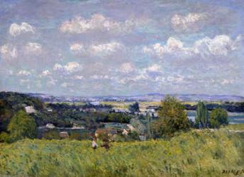 The Valley of the Seine at Saint-Cloud, 1875 (oil on canvas) | Obraz na stenu