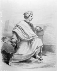 Edward William Lane as 'A Bedouin Arab', 1828 (litho) | Obraz na stenu