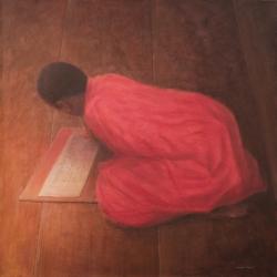 Young Monk in Class | Obraz na stenu