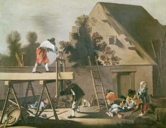 The Sawyers, 1692 (oil on canvas) | Obraz na stenu